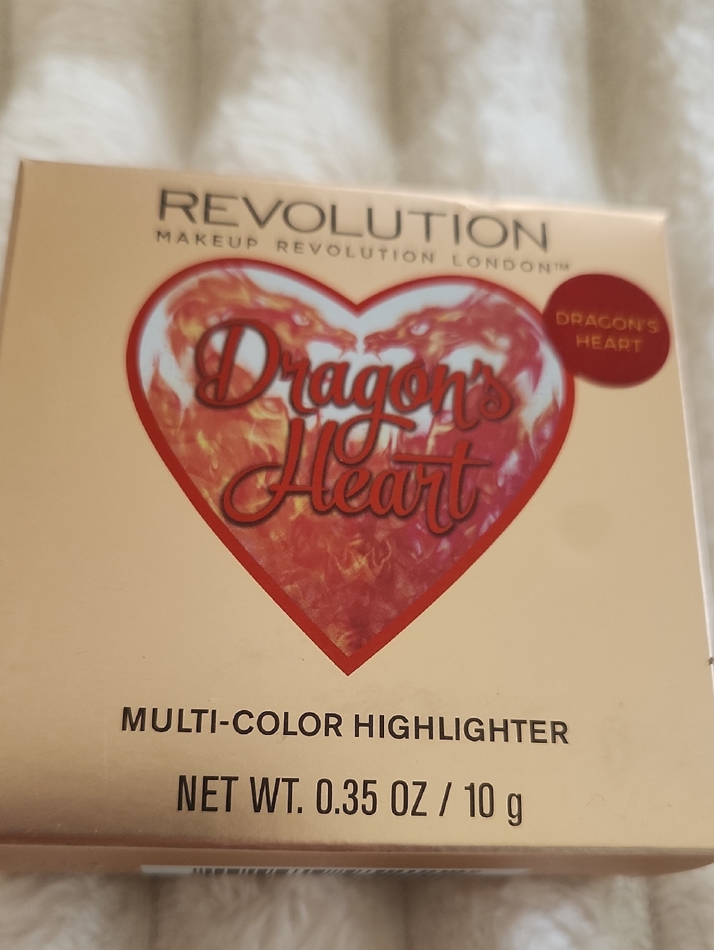 Revolution Dragon's Heart Multi-Color Highlighter — Red and Gold Accents